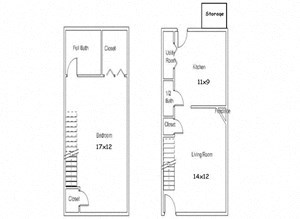 1 BR 1.5 BA TH